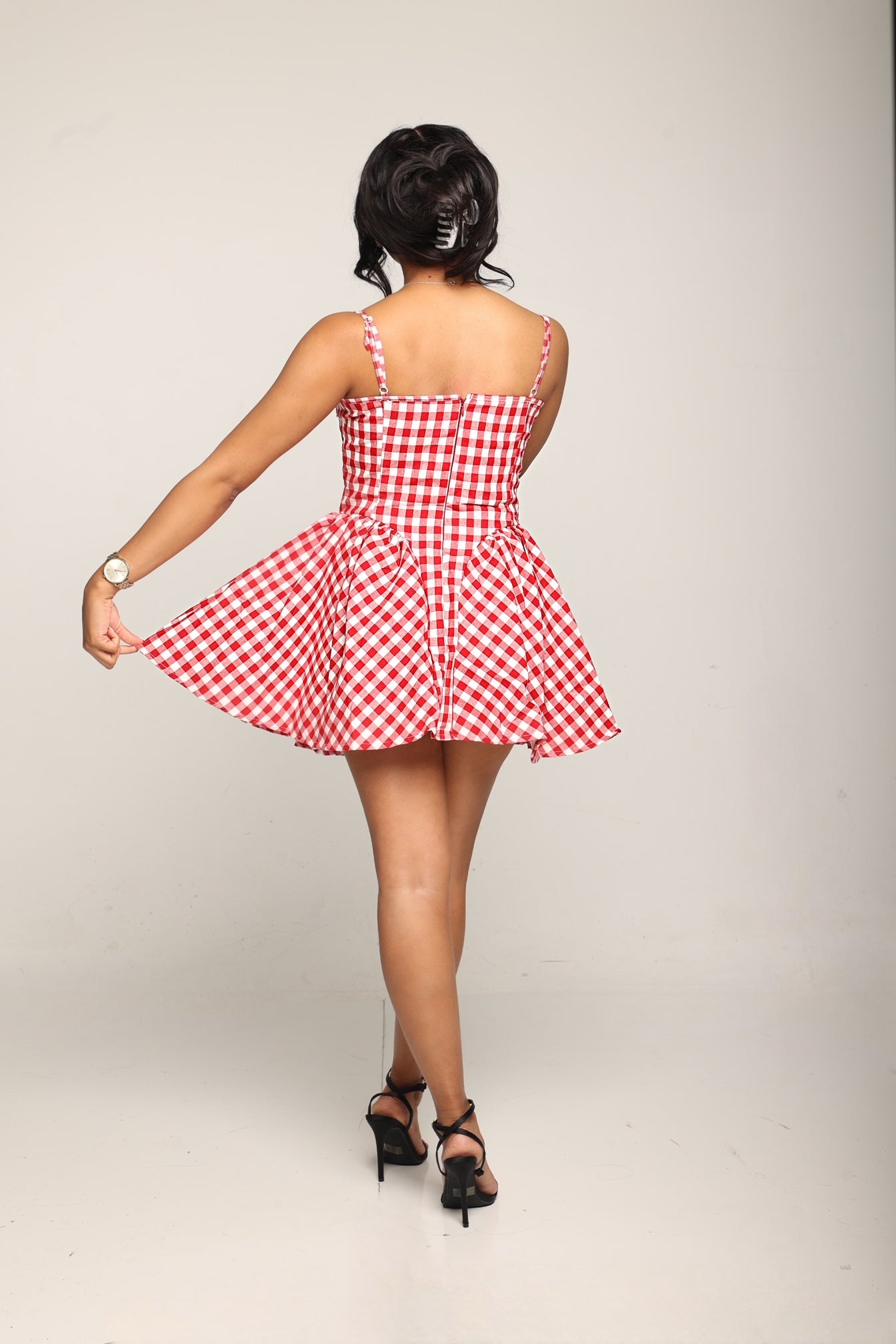 Red Coquette Picnic Dress