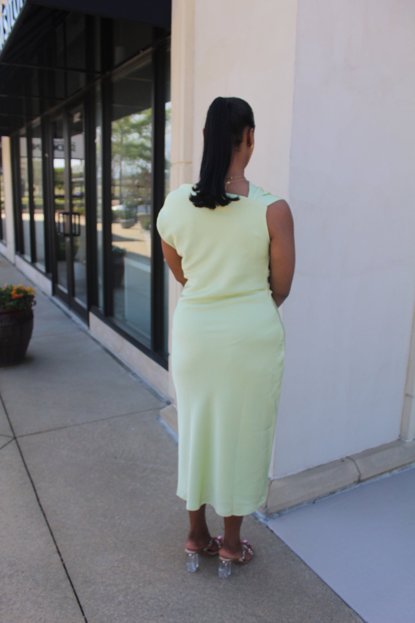 Sage Desire Midi Dress